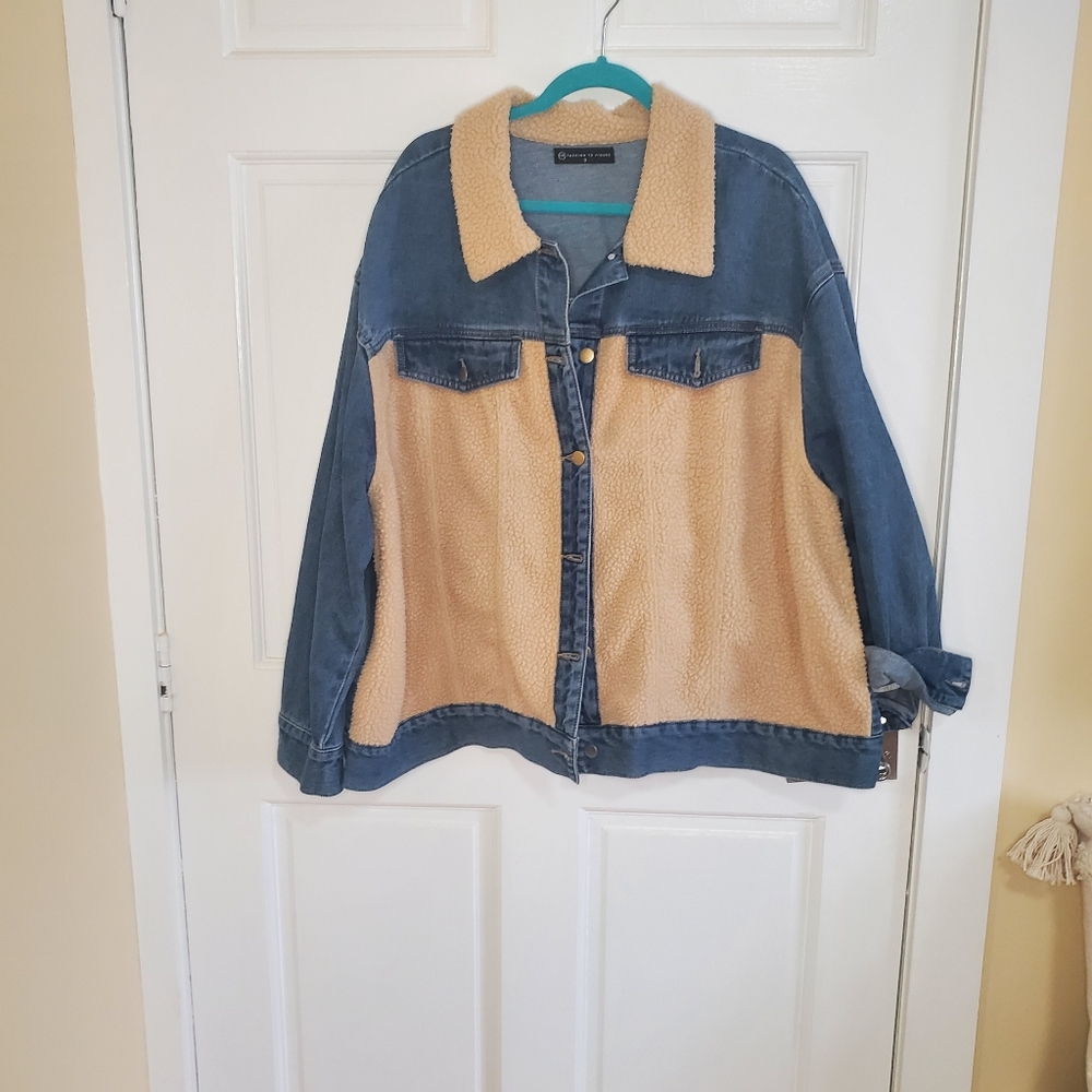 Denim jacket.